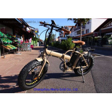500W 20inch Fat Tire Brushless Lithium Folding Electric Bicycle